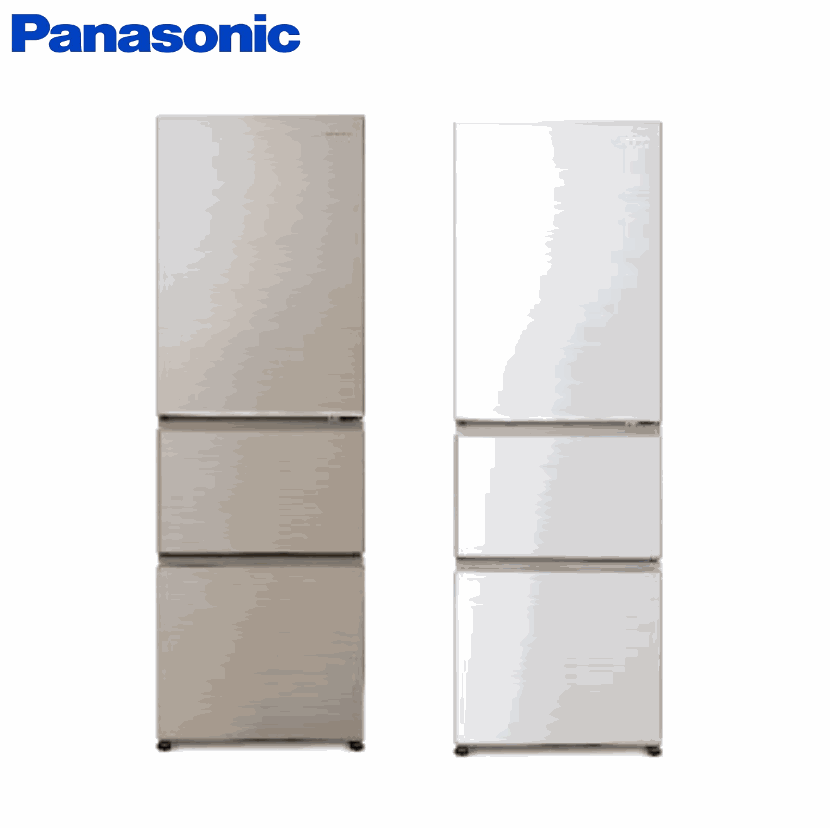 Panasonic 國際牌ECONAVI 385L三門變頻電冰箱(全平面鋼板)NR-C384HV