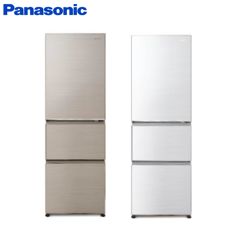 Panasonic 國際牌ECONAVI 385L三門變頻電冰箱(全平面鋼板)NR-C384HV